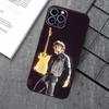 Bruce Springsteen Phone Case For Apple iPhone 15,14,13,12,11,XS,XR,X,8,7,Pro,Max,Plus,mini Silicone Black Cover