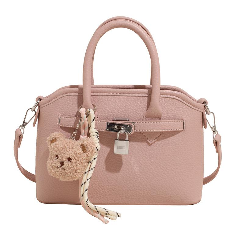 Geantă de mână versatilă de vară pentru femei, stil străin, model lici, geantă de umăr, geantă de mesaje de lux ușoară