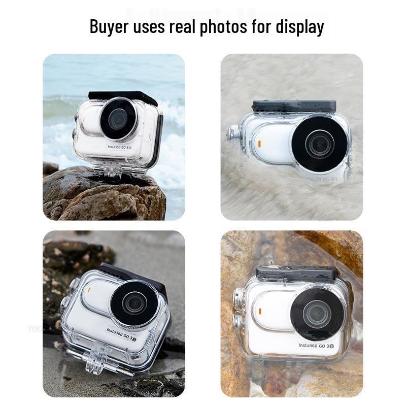 Yingshi Insta360 Go 3S Waterproof Protective Case - 60m Diving & Drop-proof Sports Camera Accessory