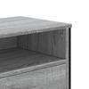 TV Stand Gray Sonoma 122 X 34 X 41 Cm Particleboard