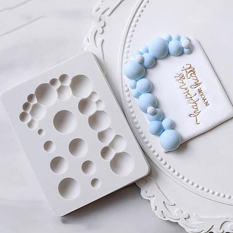 YOMDID 3D Bubble Silicone Mold Cake Tool Semi Circular Sphere Chocolate Dessert Mould Cookie Mold Decoration Kitchen Accessories