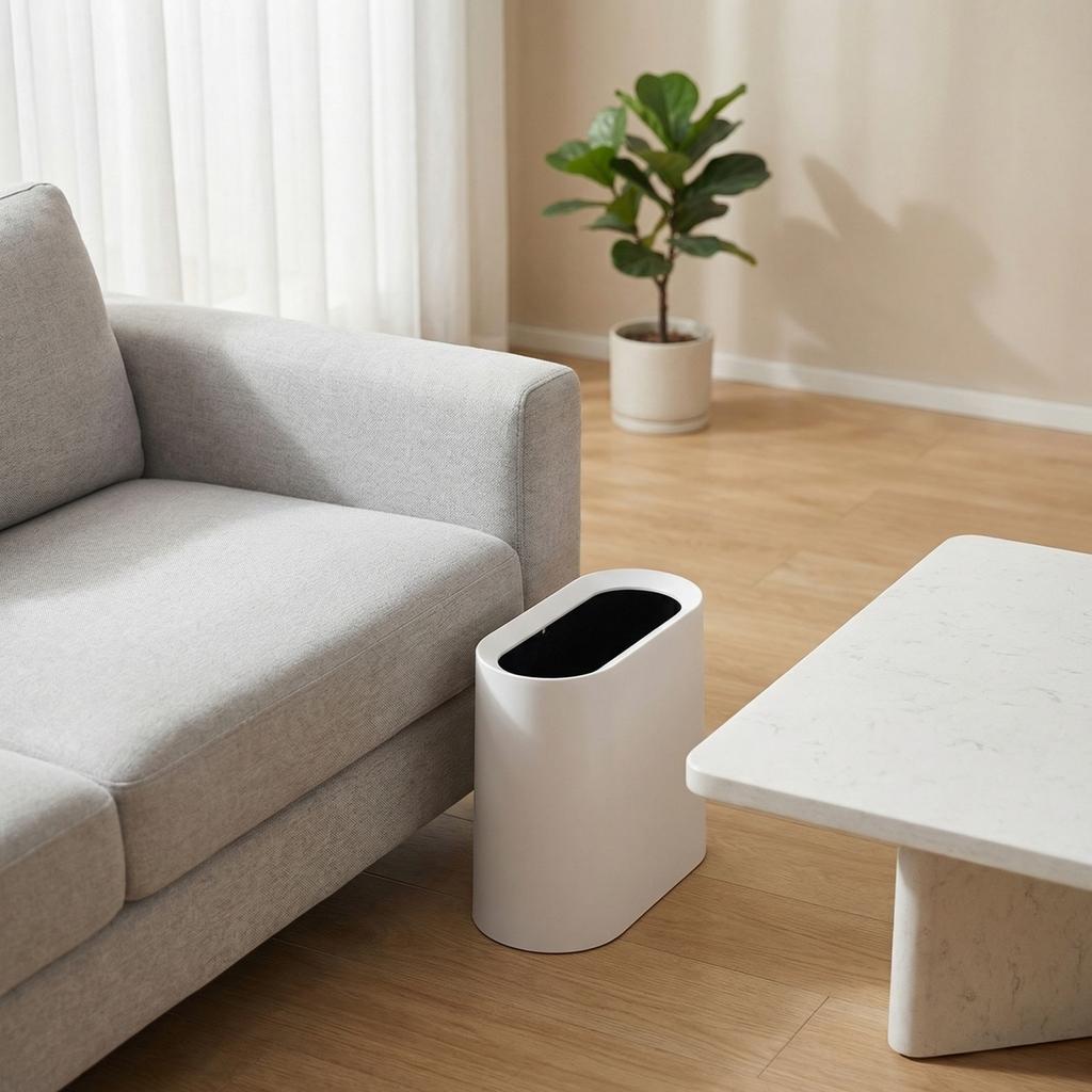 Creative Living Room Bathroom Homestay Crevice Trash Can