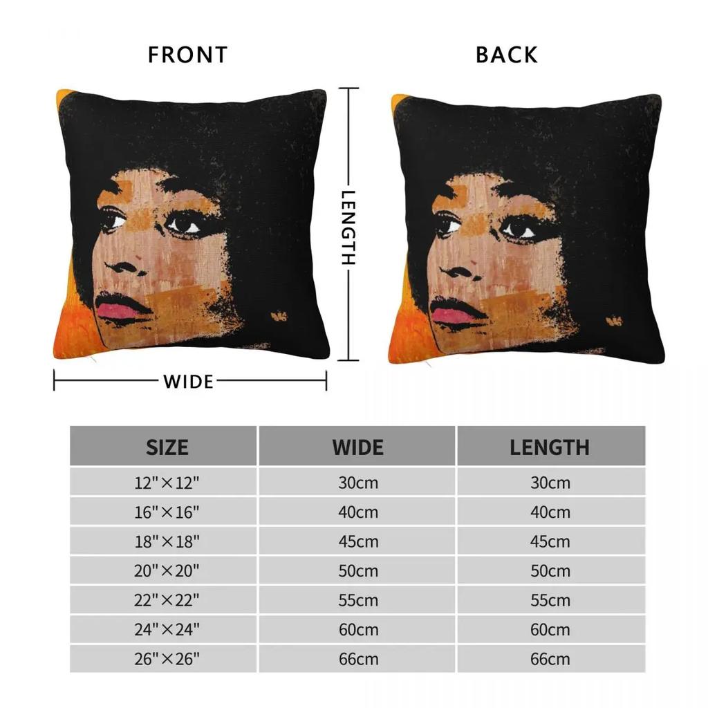 ANGELA DAVIS (FARBE) Kissenhüllen Luxus Sofakissen