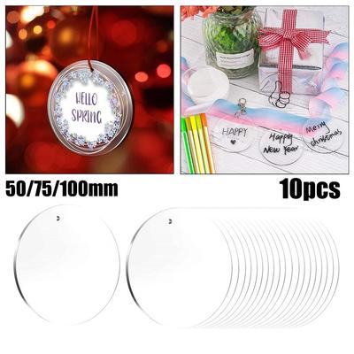 Akryl Akryl Kulatá Deska Baňka Prázdná Čirá DIY