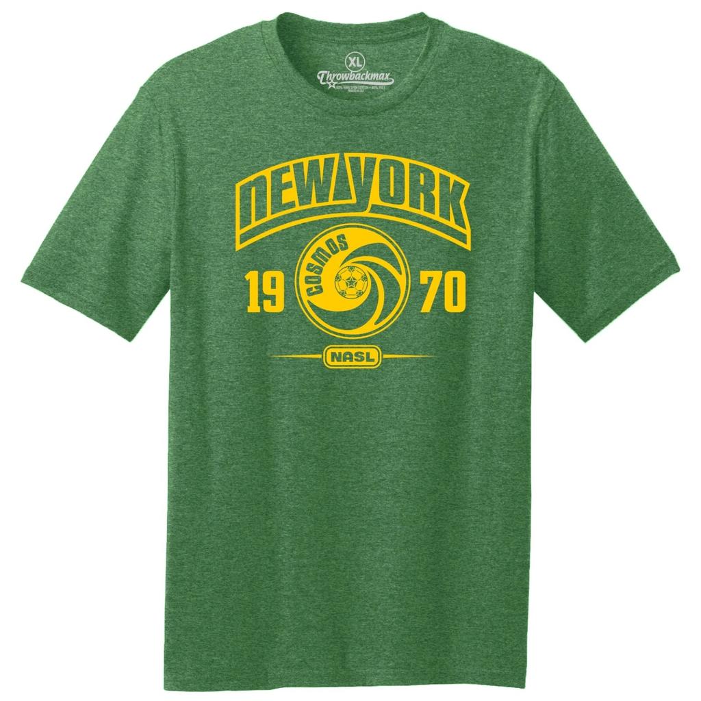 New York Cosmos 1970 Logo NASL Fotbalové tričko Classic Cut ze směsi tří vláken