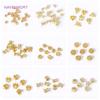 High Quality Irregular Loose Spacer Beads 18K Gold Plating Brass Asymmetrical Beads DIY Jewelry Making Accessories Wholesale