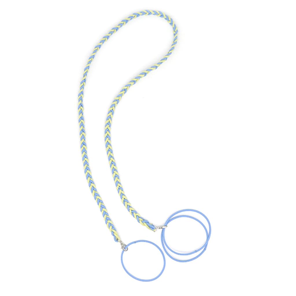 Elastic Braided Hair Tie for Sport Spiral Ponytail Holder for Long Hair Popular Nylon Hair Elastic for Gym Swim Dive