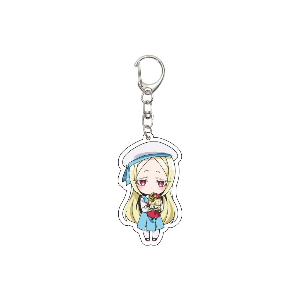 55MM Anime Gushing over Magical Girls Keychain Hiiragi Utena Key Chain Acrylic Model Plate Christmas Gifts
