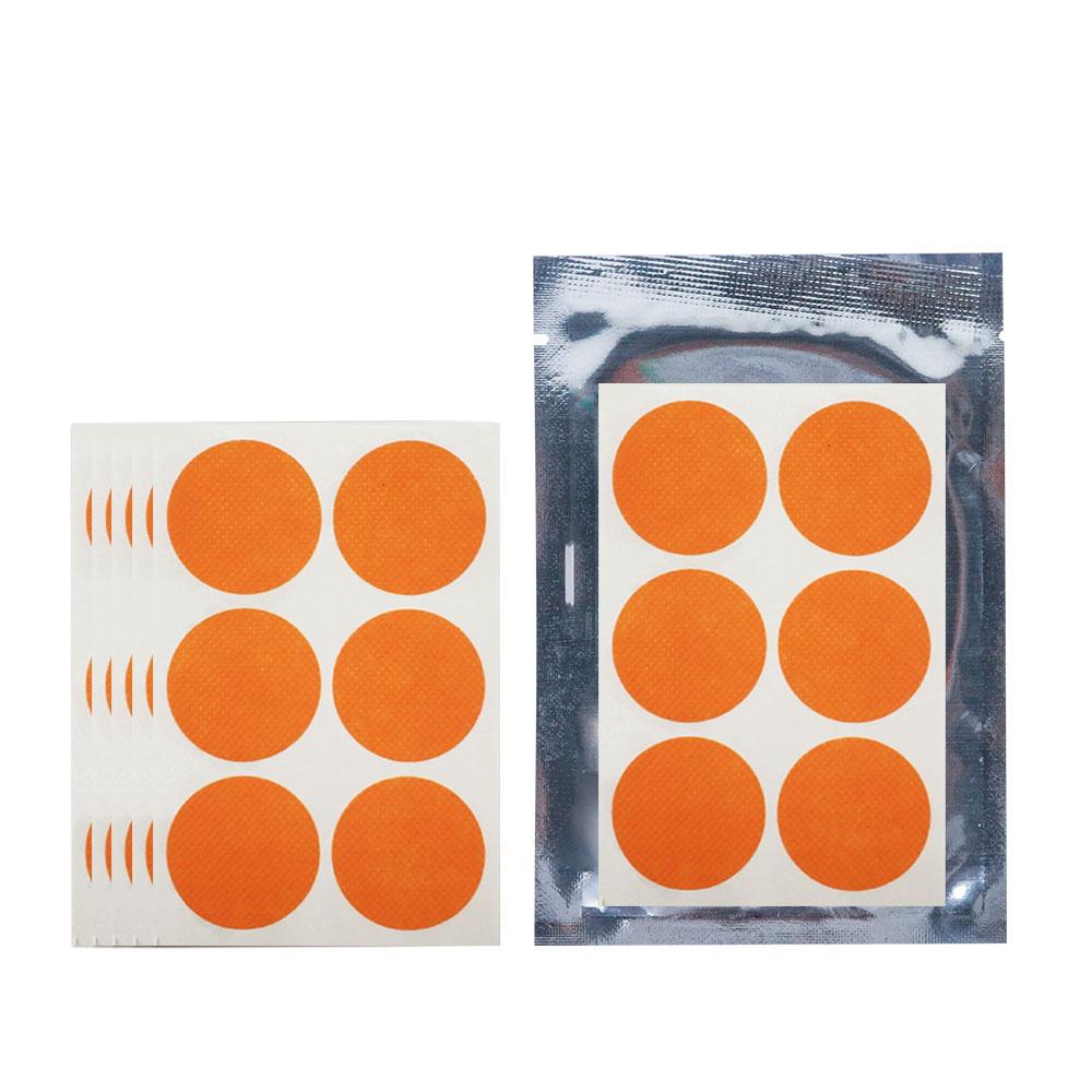 

12 Sheets Outdoor Mosquito Repellent Patches Plant Essential Oils Non-Woven Fabric Anti-Bite Patches — for Kids & Adults 12 Sheets оранжевый
