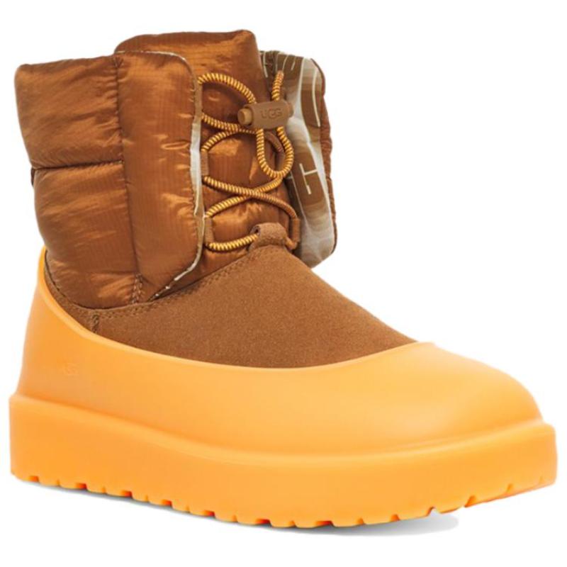 UGG Thermal Slip Resistant Short Snow Boots Women's Chestnut Sneakers 1130670-CHE
