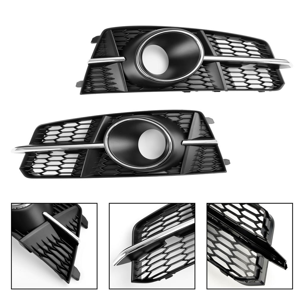 Fog Light Front Bumper Lower Grill 4G0807681AG 4G0807682AG  Fit A6 4G C7 A6l 2011-18