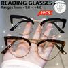 2pcs Minimalist Cat Eye Glasses for Women Men, Computer Eyewear, Suitable for All Kinds of Faces