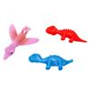 5pcs Elastic Launch Dinosaur Plastic Flying Dinosaur Finger Toys Finger Ejection Dinosaur  Kids Toys