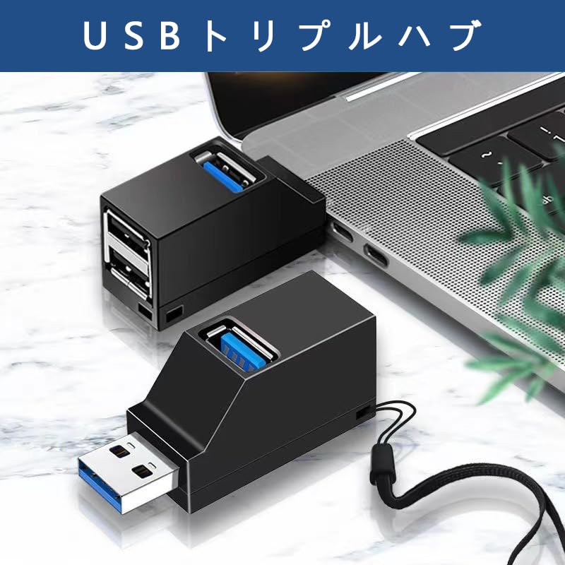 Zacoora USB Hub with 3 USB 1 USB and 1 USB Combo USB Ports for Data Portable and Compatible with Surface and Other Ideal for Remote Offices and Home
