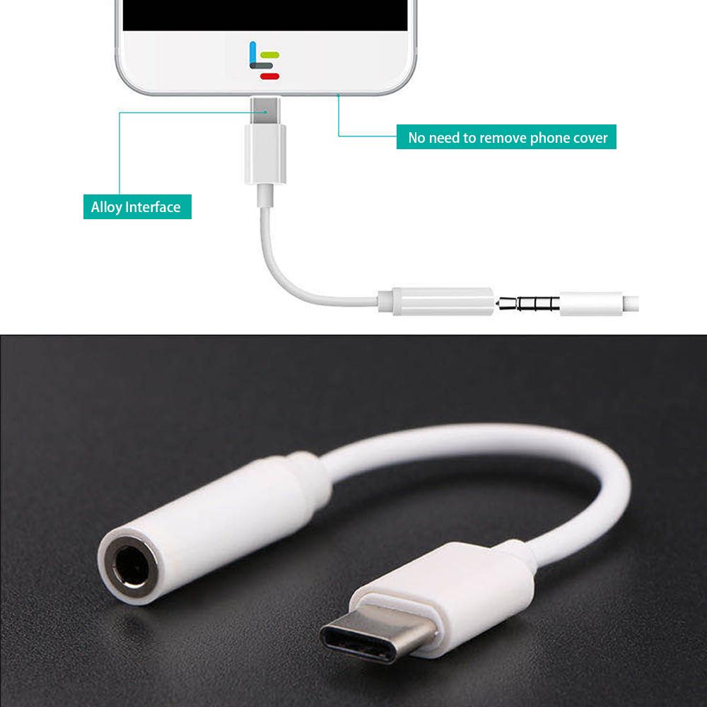 Mobile Phone Accessories Type C to 3.5mm   Cable Earphone Adapter Headset Adapter Replacement for HuaweiCelsiusSAMSUNGCelsiusXIAOMI