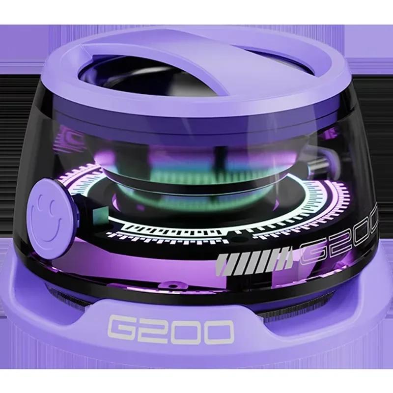 Portable Mini Bluetooth Speaker G200 RGB Lighting Magnetic Speaker BT5.3 Mini Sound Box 7 Hours Playback Phone Holder
