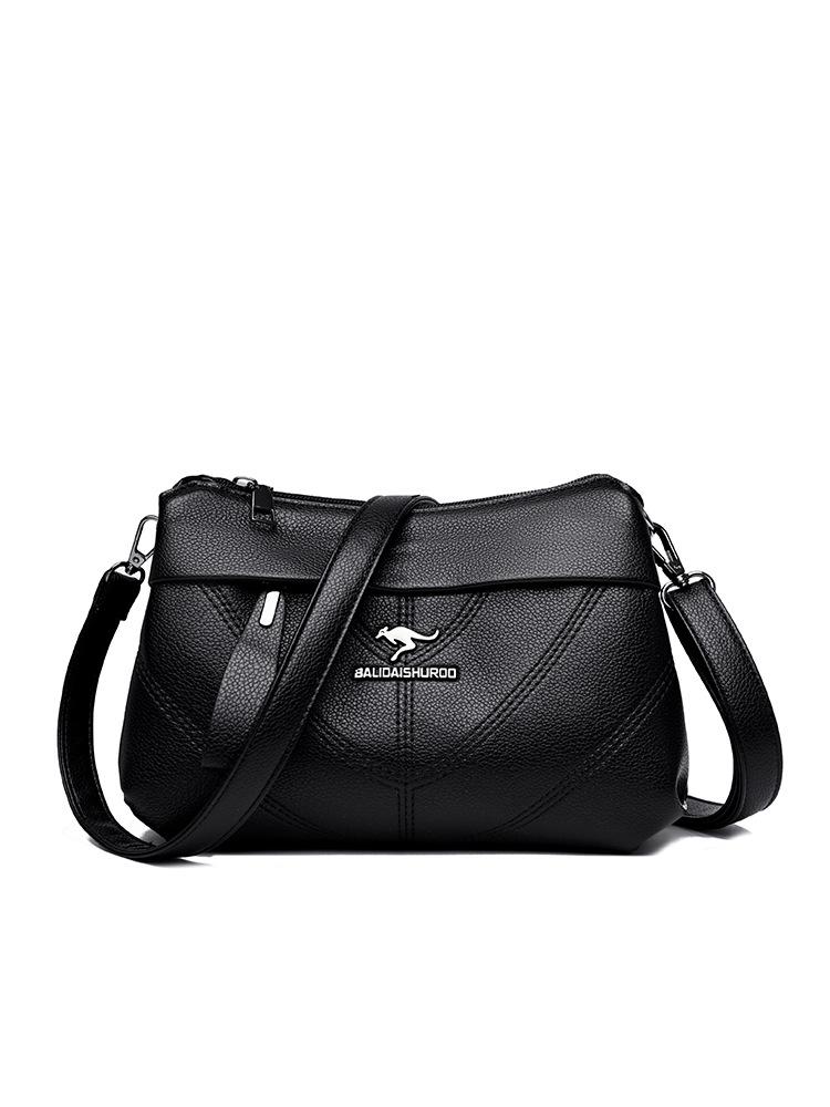 

Women s bag 2025 new fashion casual large capacity middle-aged mother messenger bag splicing shoulder travel mother-in-law bag
