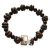 Prosperity Charm Beaded Bracelet: Unique Elastic Design for Men & Women