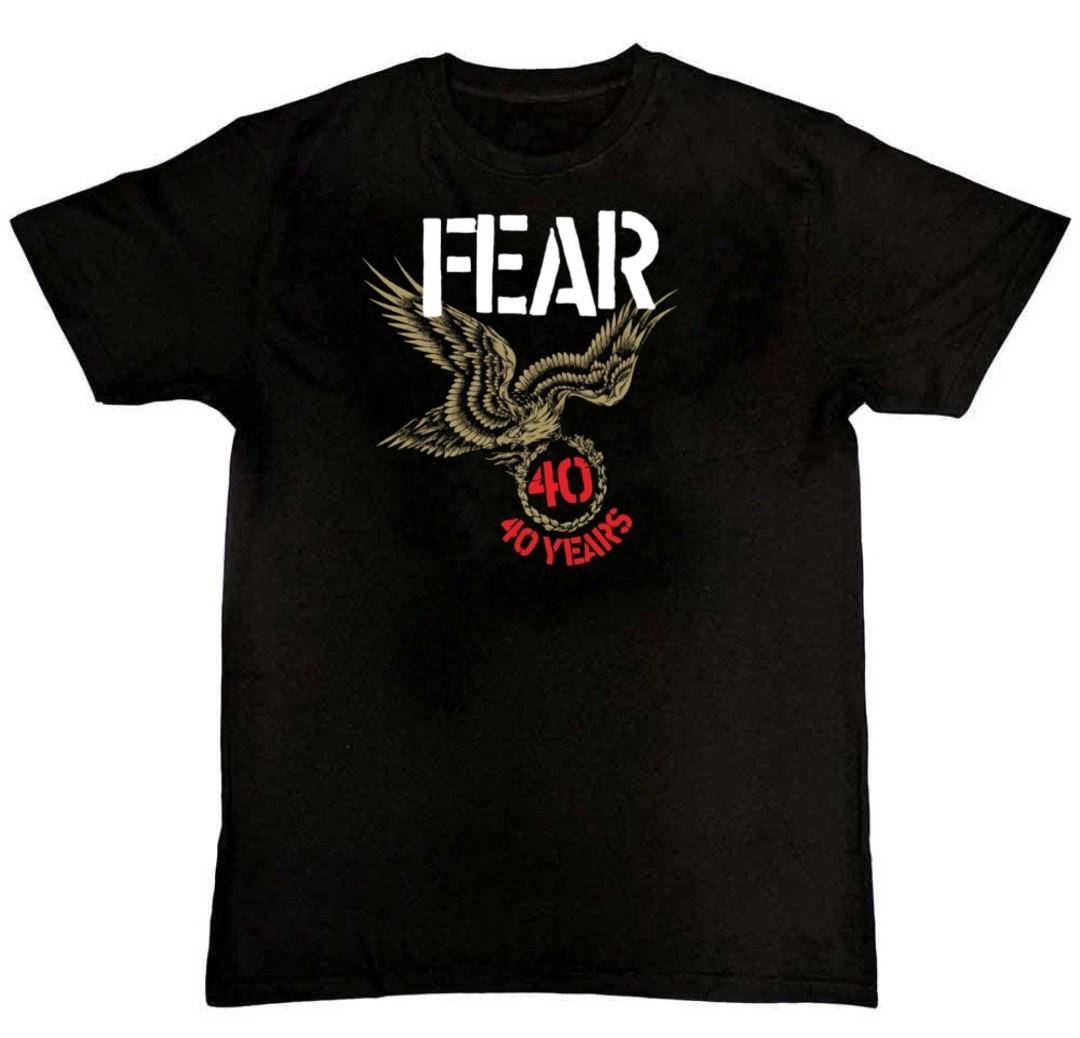NEW Fear Band 40 Years Graphic Print Mens T-Shirt XXL