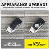 for Black Silver AFFALTERBACH Maybach Brabus Car Key Remote Accessories Key Case Shell Protective Sticker For Mercedes Benz AMG UYE6