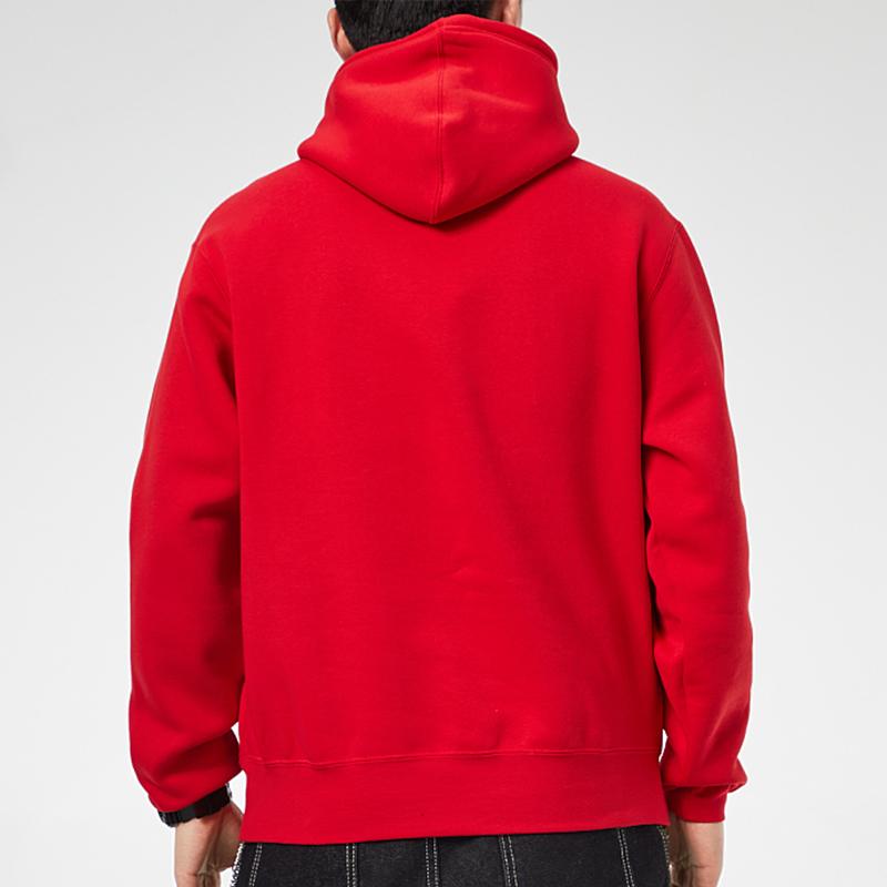 Adidas Originals Trefoil Fleece Hoodie Men Hoodies Red GT8369