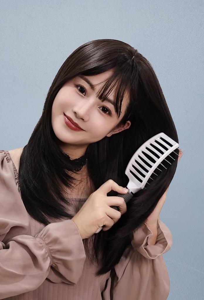 SUN9 Memory Foam Hair Brush Skeleton Brush Wig Usable