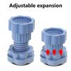 Antivibration Foot Pads Washing Machine Feet Pads Shock Noise Dampening Cancelling Adjustable for Washer Dryer Machine