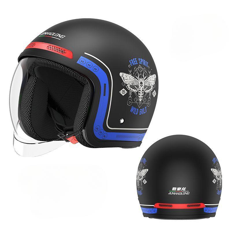 New National Standard Electric Car Helmet for Men and Women, All Seasons, Universal Winter Cold Protection Built-in Hidden Lens Hood