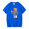 T-shirt Biologica BARON FILOU Lxxvi Bianca PE24 manica lunga o corta vintage Lavata Elasticizzata Leggermente streetwear Morbida