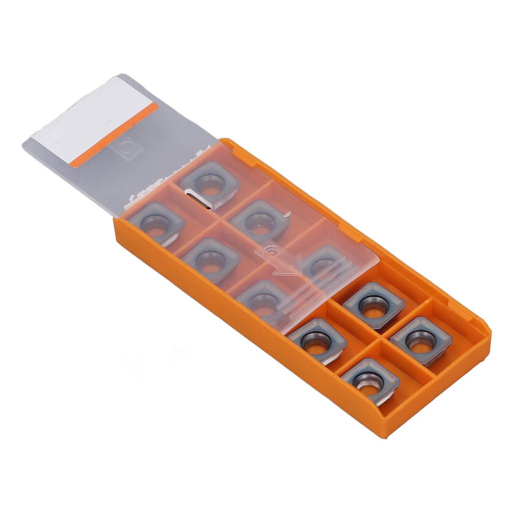 10 Stück beschichtete Hartmetall-Wendeschneidplatten Drehplatten CNC Spannklingen für Fräsmaschine