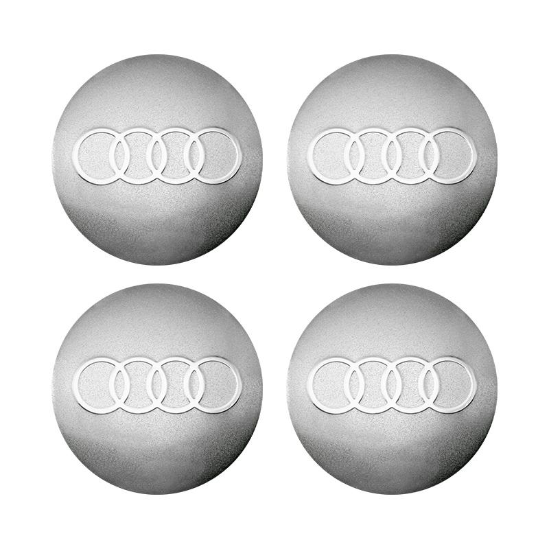 4 Pezzi 56mm Tappo Coprimozzo Ruota Auto Badge Logo Adesivo Per Audi A6 A3 A4 A5 A6 Q2L Q3 Q5 Q7 Q8 R8 S4 S8 S7 RS5 RS6 RS8 Accessorio