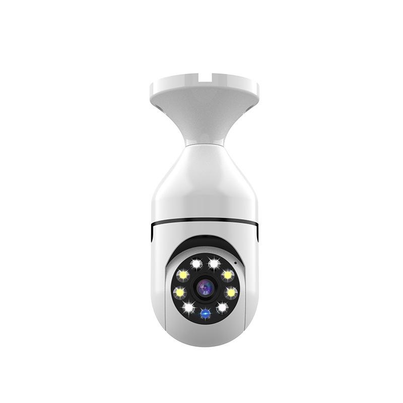 360° Wireless E27 Panoramic Bulb Camera with Night Vision - HD Smart Security