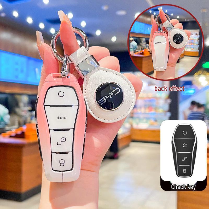 BYD Car Key Covers for Han, Qin Plus DMI, Song Pro, Song L, Tang, Yuan, Destroyer 05, Seagull, Dolphin