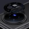For Vivo X Fold3 Case Leather Coated PC Magnetic Kickstand Phone Cover with HD Screen Film