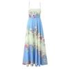 2026 European & American Style French Elegance Print Slimming Vacation Dress