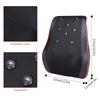 Heated Back Massager with Heat Neck Massage Pillow Adjustable Shoulder Massaging Tool with Remote Control for Neck Back Shoulder