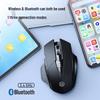 INPHIC A1 Wireless Bluetooth Triple-Mode Rechargeable Silent Mouse