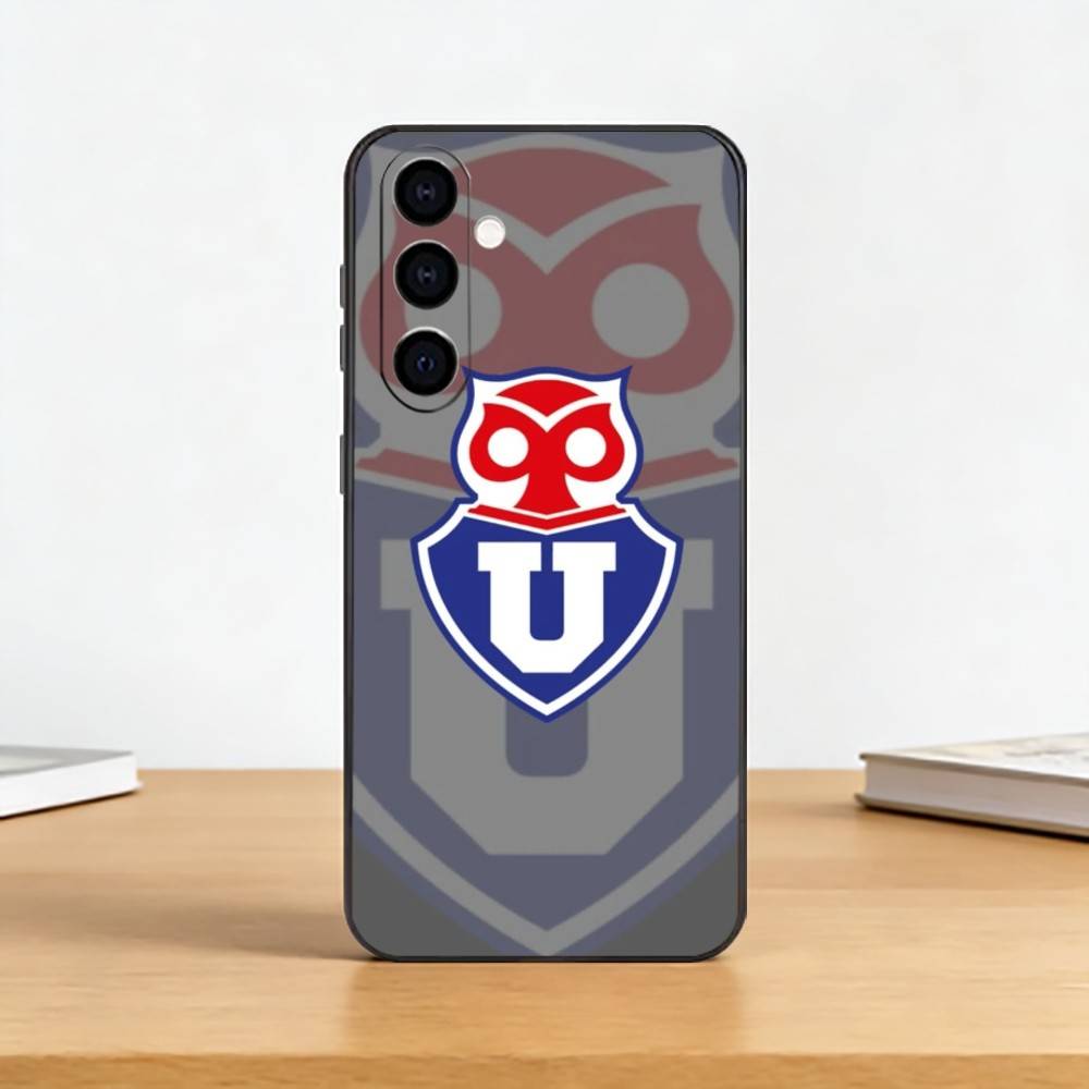 

C-Chile U-University Phone Case Black Silicone Soft For Samsung Galaxy A73,A72,A71,A70,A53,A52,A51 Samsung a73 5g