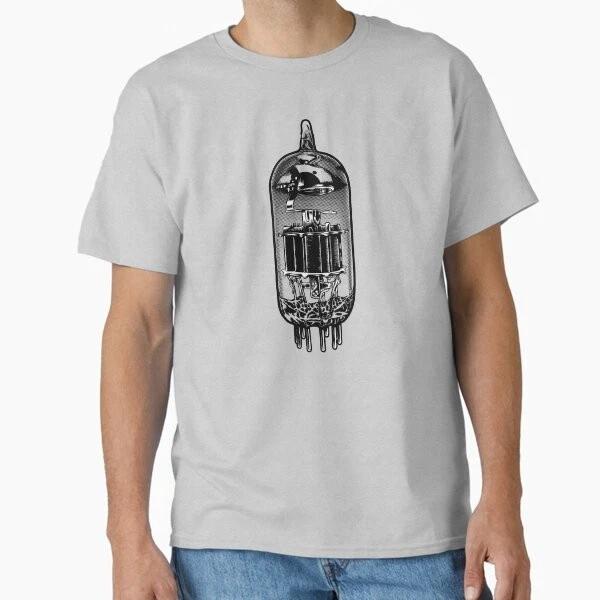 Vacuum Tube Valve Amp Illustration Classic Tsh Made In Usaaus Tshirt S2xl S