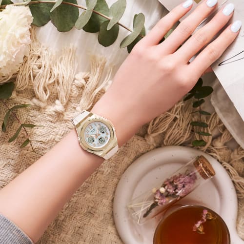 Casio Baby-G G-MS Radio-Controlled Solar Watch MSG-W610G-7AJF Women's Cream