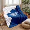 Coperta in Flanella Pile Toronto Maple Leafs Coperta Calda e Accogliente per Divano Letto Viaggio Uso in Tutte le Stagioni