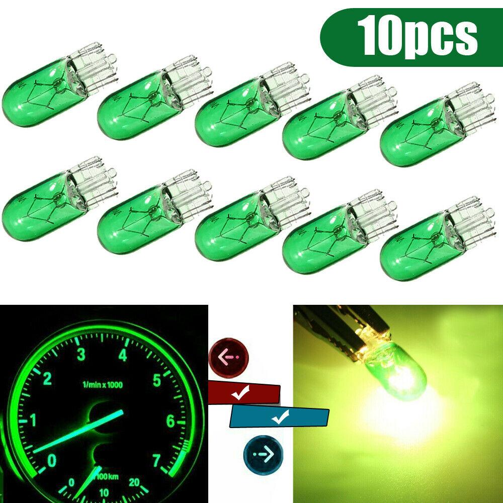 10x T10 501 W5W Wedge Car Side Light 12V 3W Interior Instrument Light Dashboard Dash Panel Gauge Bulb for Car Styling Universal