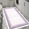 Purple Framed Carpet – Soft Carpet, Modern Design Runner, Living Room Carpet, Hallway Carpet, Kitchen Carpet, Runner Carpet
