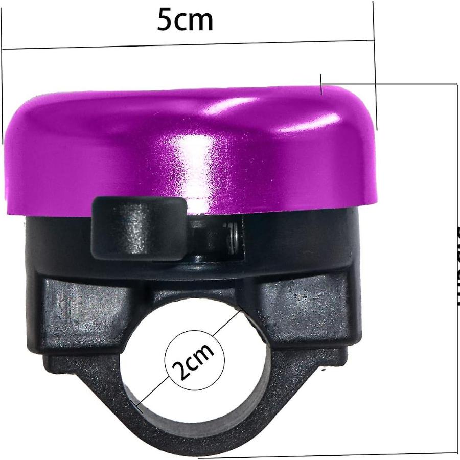 One Pack Purple Children's Bicycle Bell Children's Bicycle Bell Children's Bicycle Bell Sound