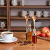 2Pc Wooden Tea Spoon Long Coffee Spoons Small Teaspoon Set Wood Multi-Purpose Stirring Tool for Coffee, Teaspoons Tableware