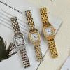 Watch Ladies Small Dial Small Square Roman Diamond Steel Belt Small Square Women'S Watch