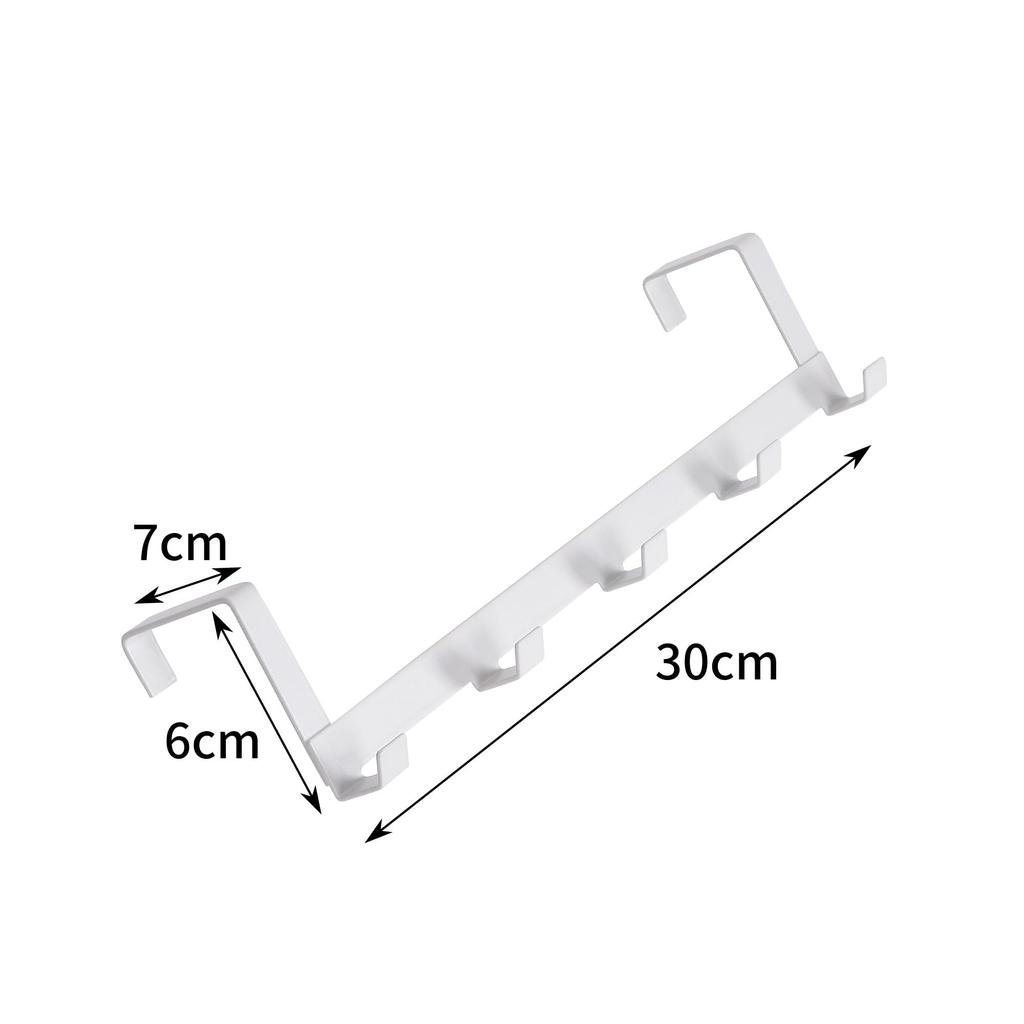 [VECELO] Door Hanger Hook White 30cm - Door Hook