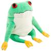 Shinada Global Mochi Series Mochikaeru Frog Green (Large) 22 X 22 X 30 Cm Plush Frog Animal MOKR-0350G