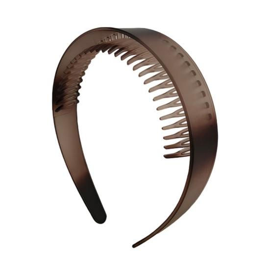 Hair Hoop Extra Wide Thick Headband with Non-slip Teeth Vintage Style Strong Grip Hairband Office Hair Accessory
