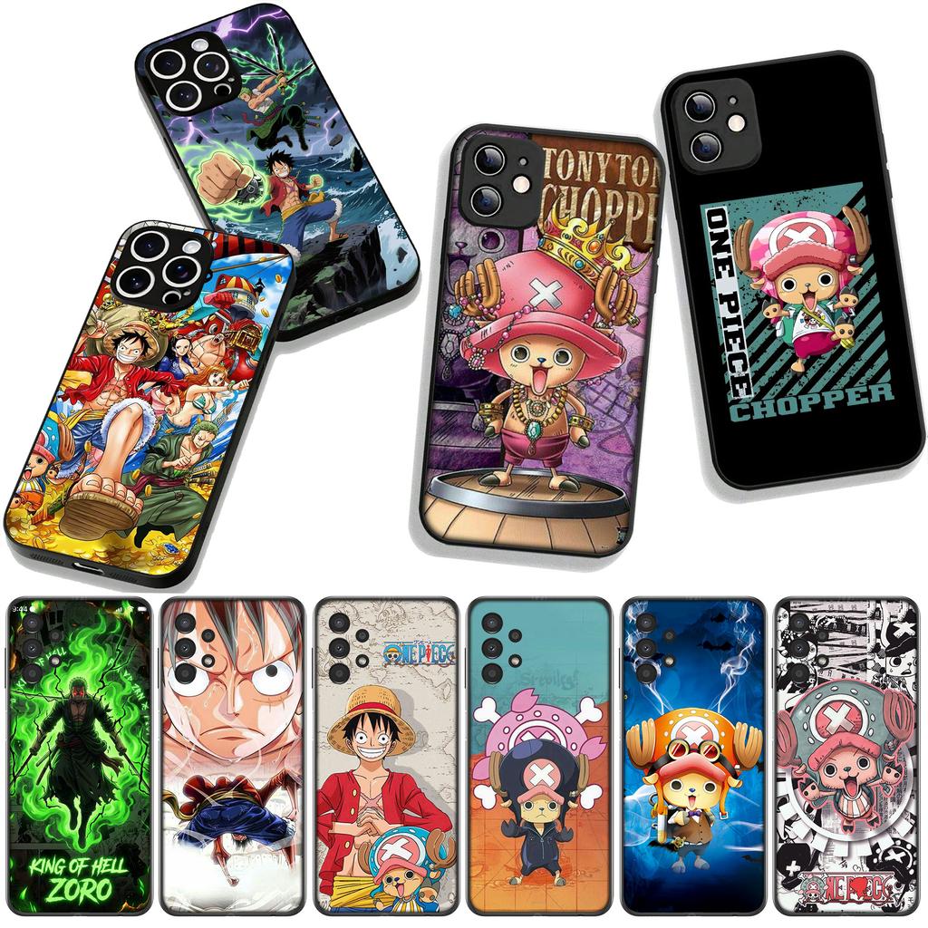 Cover for Apple iPhone 16 15 14 Plus 13 12 Mini 17 Pro Max + ProMax 16E Air Phone Case Tony Chopper Luffy One Zoro Piece